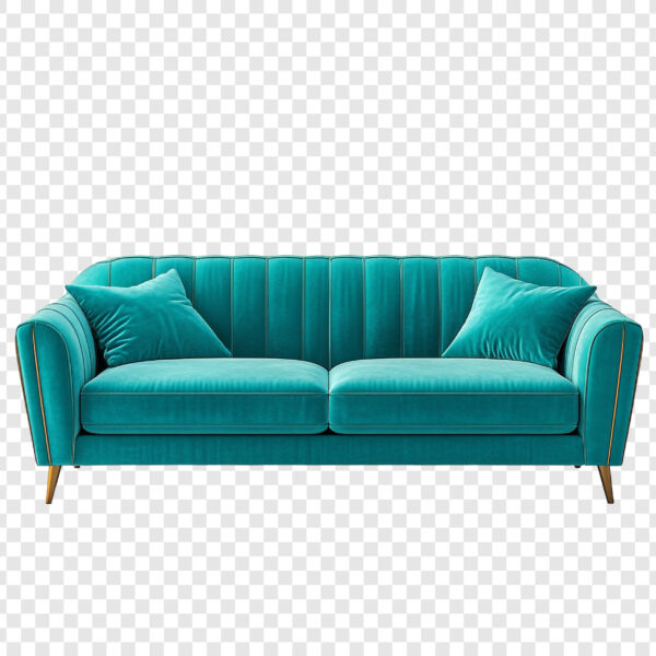 blue sofa